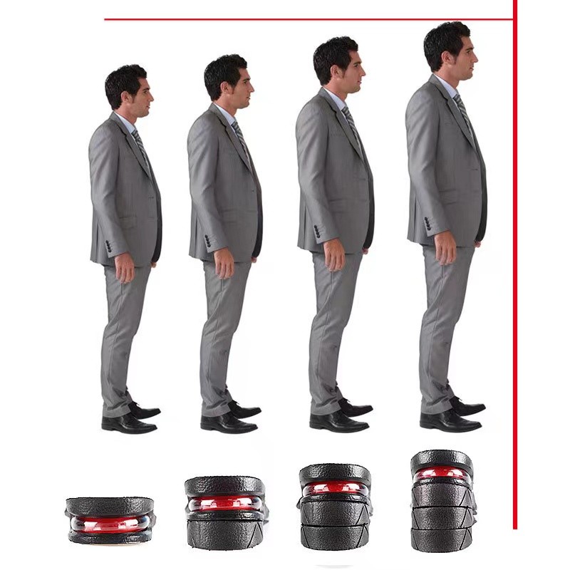 Palmilha Aumenta Altura Até 9cm Modelo Recortável Anti Impacto Confortável Para Homens E Mulheres