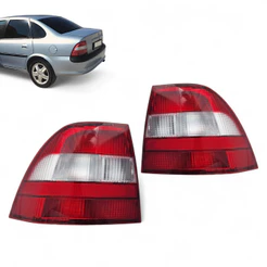 Lanterna Traseira Vectra 1997 1998 1999 Cristal Bicolor Com Ré