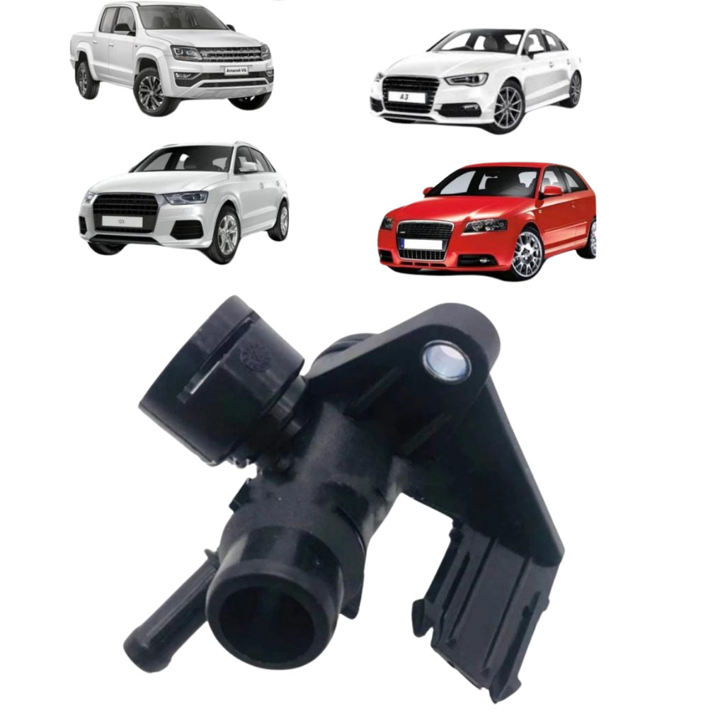 Flange Àgua Cabecote Aud A4 A5 A6 Q5 Amarok 1.8 2.0 2009 2010 2011 2012 2013 2014 2015 2016 2017 06h121132h 06h121133h