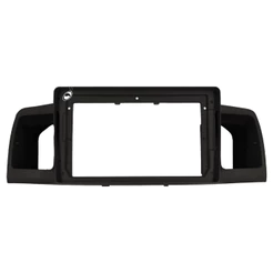Moldura de Painel 2 Din 9" Corolla 2003 até 2006 Preto