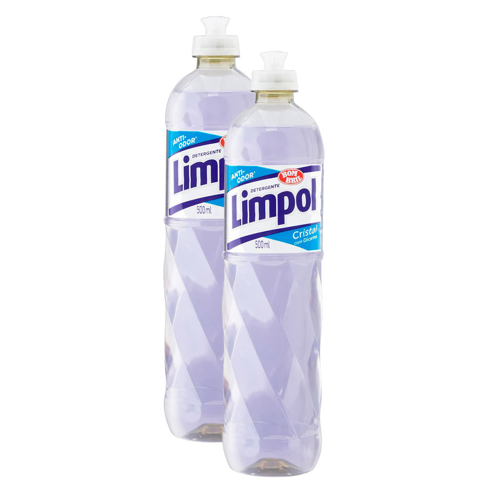 Detergente Bombril Limpol Cristal 500ml | Kit com duas unidades - Home Appliances