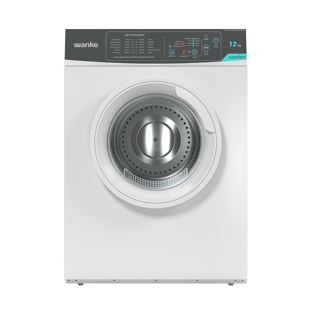 Secadora de Roupas Wanke 12Kg SWSA 120P 220V Branca Roupas Secas Rápido e Sem Danificar em Oferta na Shopee