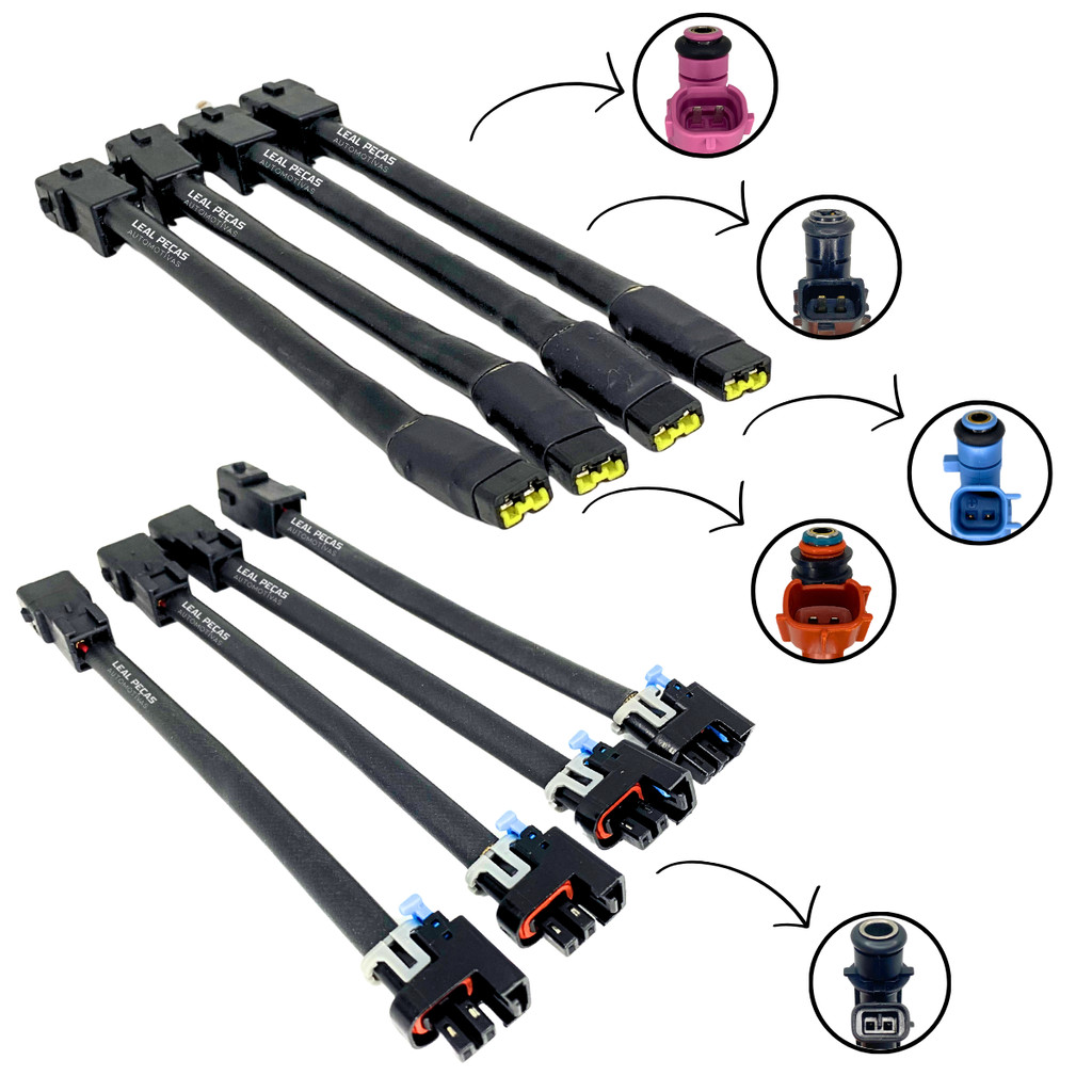 KIT CHICOTE ADAPTADOR PARA BICO IMPORTADO / SISTEMA DELPHI