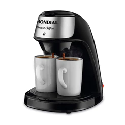 Cafeteira Elétrica Smart Coffe Mondial Preto e Inox 500W C-42-2X-BI