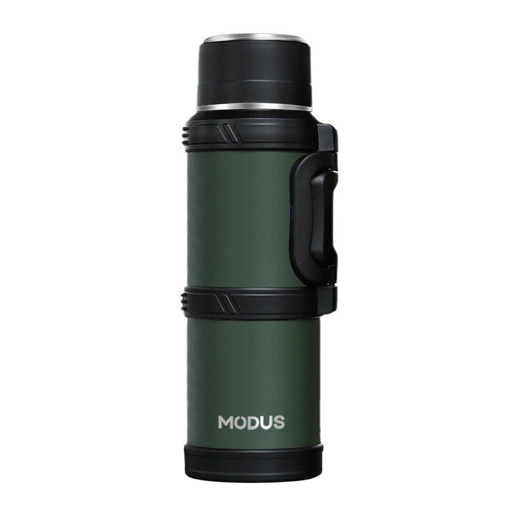 MODUS Garrafa Térmica De Inox 2,5 Litros Cor Preto/Verde - Home & Living