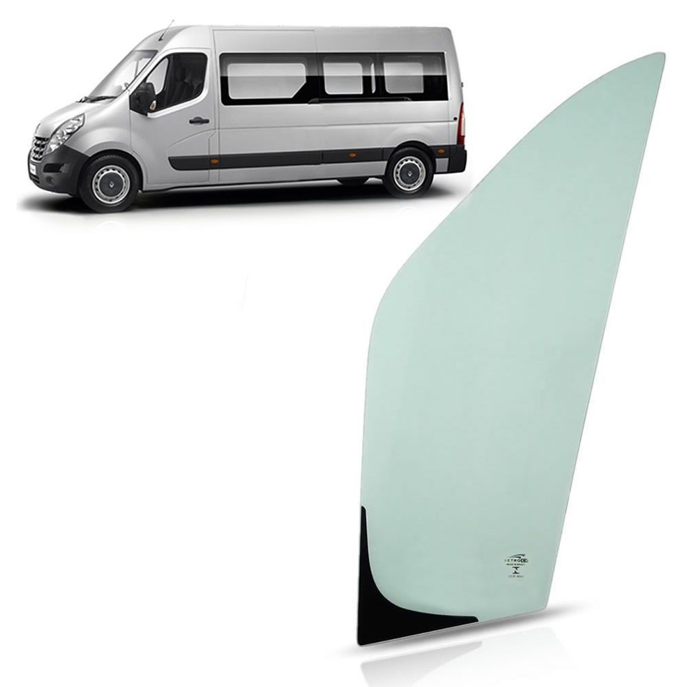 VIDRO VENTAROLA LADO ESQUERDO RENAULT MASTER 2014 a 2021