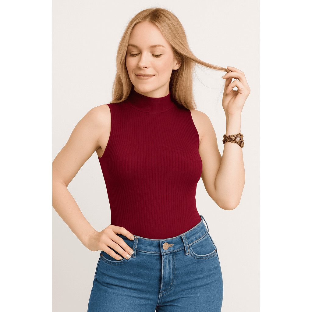 blusa feminina lisa moderna manga cavada regata top