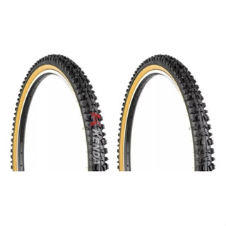 Par Pneu 26x1.95 Bike Mtb Kenda Cravo K816 Faixa Amarela em Oferta na Shopee
