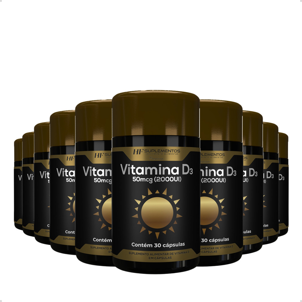 10X VITAMINA D3 2000UI 30CAPS PREMIUM HF SUPLEMENTS