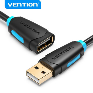 Vention 480Mbps USB A Extension Cord - Gold-Plated Connectors 2A Current Flexible PVC Build for PC Peripherals em Oferta na Shopee