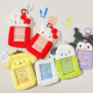 Kawaii Dos Desenhos Animados Anime Minha Melodia Kuromi Titular Do Cartão De Pelúcia Bonito 3 Polegadas Olá Kitty Cinnam em Oferta na Shopee