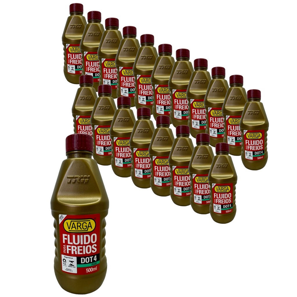 Caixa 20 Fluido Freio Dot4 Trw Varga 500ml RCLF00054 em Oferta na Shopee