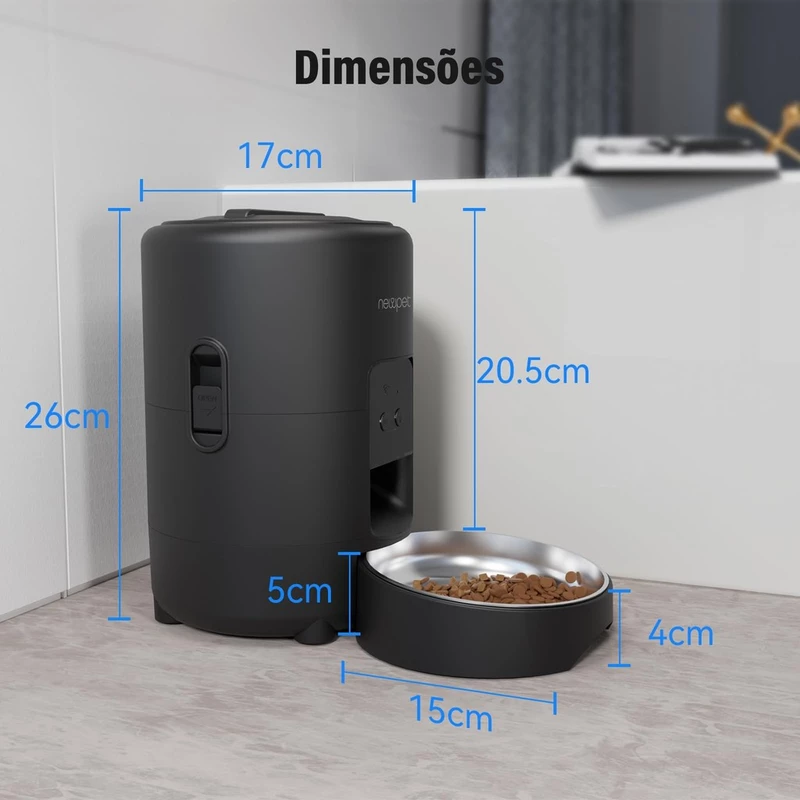 Alimentador Automático para Gatos e Cães com WiFi — foto 8