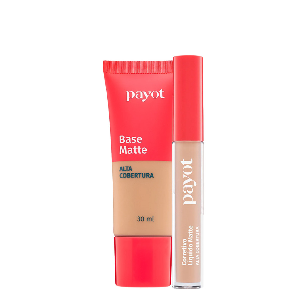 Kit Payot Alta Cobertura Base Cor 3 e Corretivo (2 produtos)