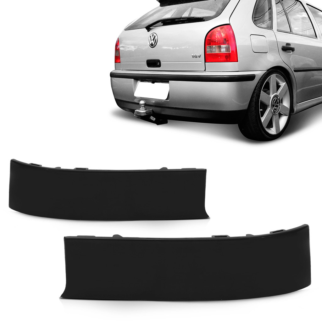 Moldura Lanterna Gol G3 1999 2000 2001 2002 2003 Preto Liso