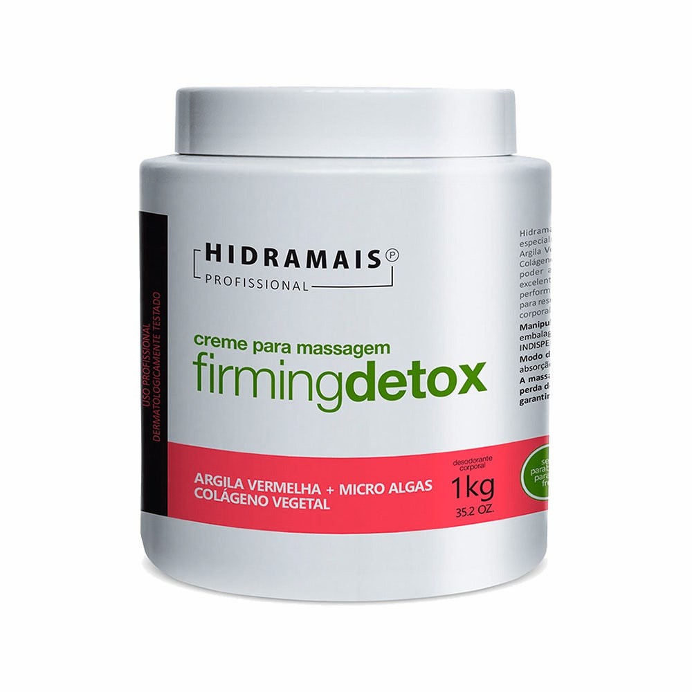 Creme Para Massagem Hidramais Firmingdetox 1Kg em Oferta na Shopee