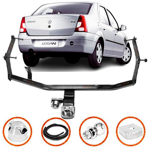 Engate Fixo Logan 2008 A 2012 Inmetro Até 700kg reforçado