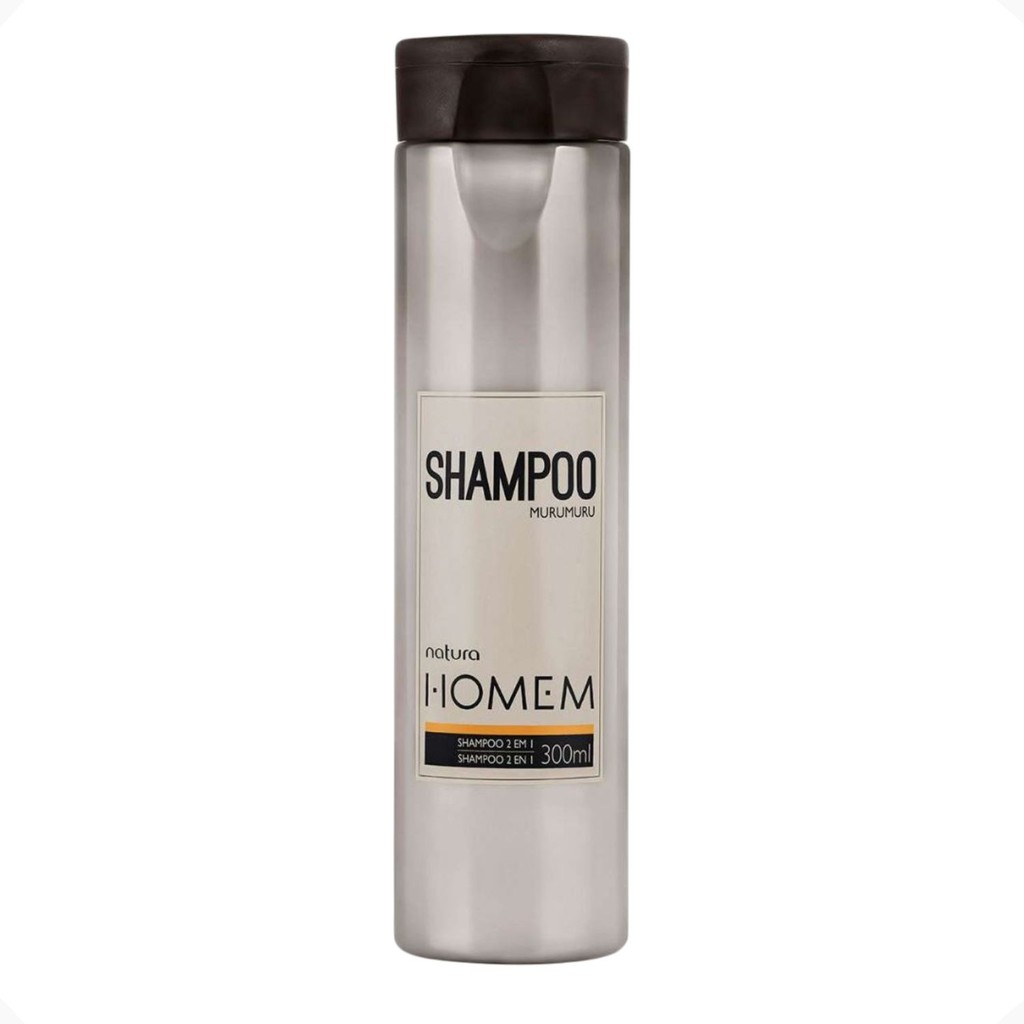 Shampoo 2 em 1 Natura Homem Murumuru Vegano Limpa e Condiciona 300ml REF 78904