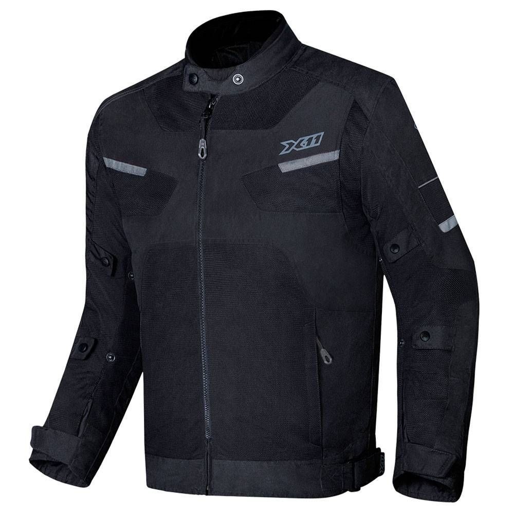 Jaqueta X11 Breeze 2 Ventilada Proteções 100% Impermeável Preta em Oferta na Shopee