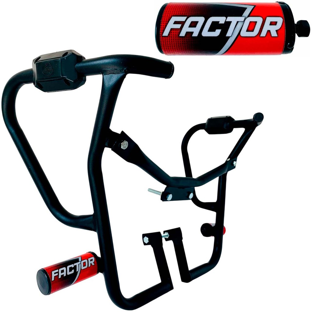 Factor 150 Modelo 2025 Protetor Carenagem Motor Tanque Vermelho Mata Cachorro com Pedal Slider Moto em Oferta na Shopee