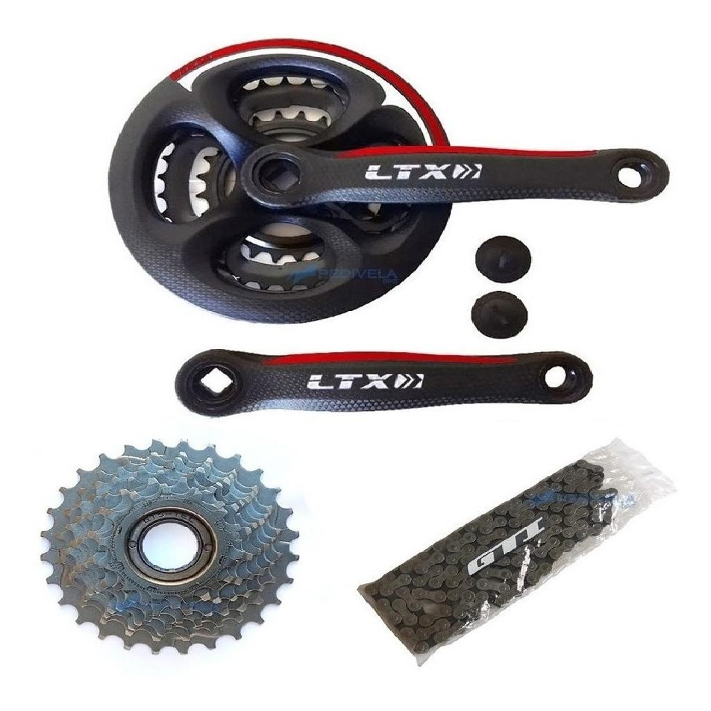 Pedivela Bike Ltx Tipo Shimano Catraca 8v 13/28 Corrente 8v em Oferta na Shopee
