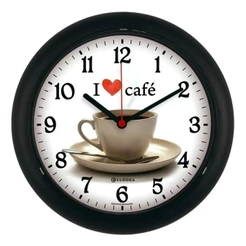 Relógio De Parede Para Cozinha Café Gourmet Eurora Oferta