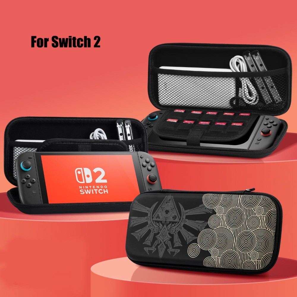 Estojo De Transporte Rígido Para Nintendo Switch 2 , Bolsa De Armazenamento Portátil Antiarranhões Organizadora Acessóri em Oferta na Shopee