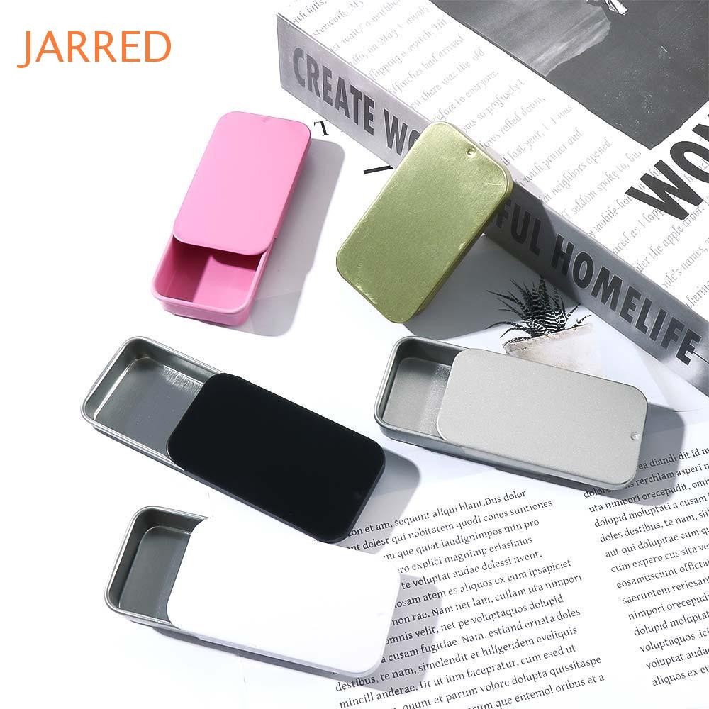 JARRED Mini Caixa De Ferro Push Organizador Doces Caso Armazenamento Jóias Sólido Folha De Flandres Case em Oferta na Shopee