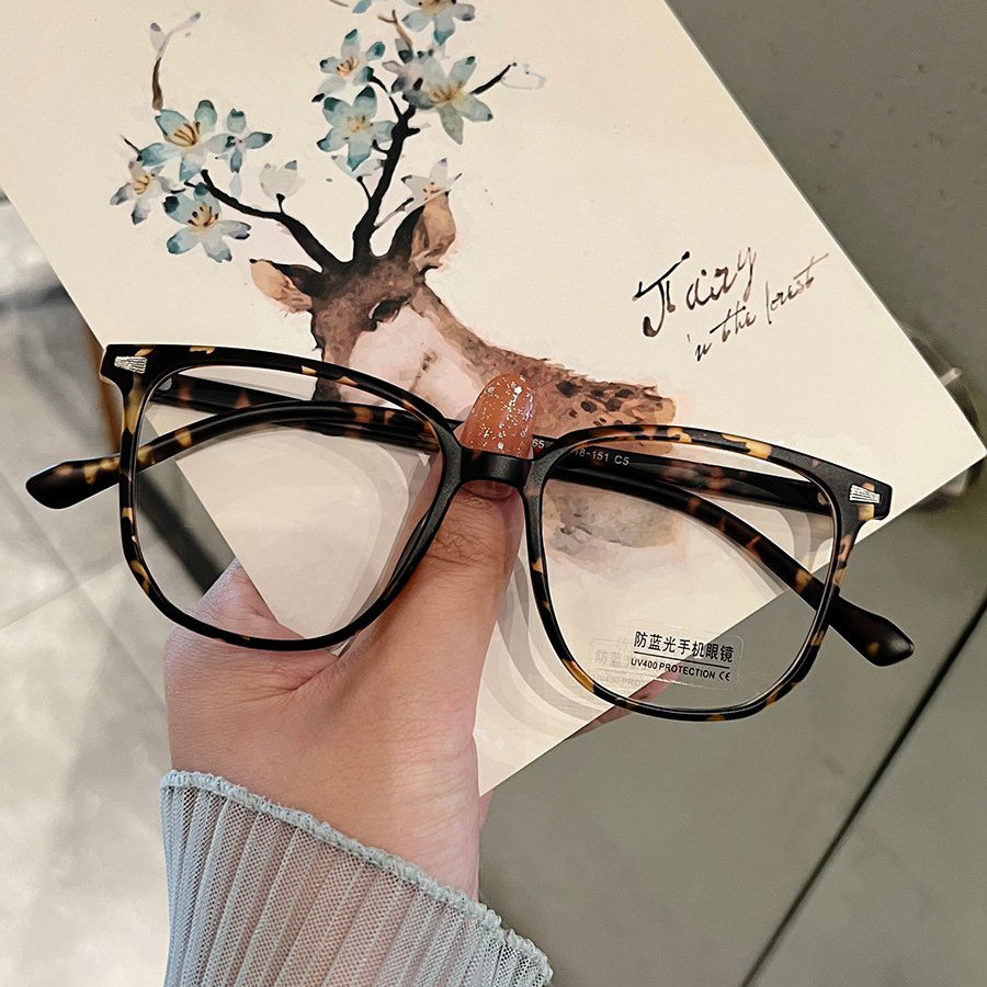 Nova Moda Anti-Azul Ray Feminino Óculos Retro Masculino Tendência De Computador Óptico em Oferta na Shopee