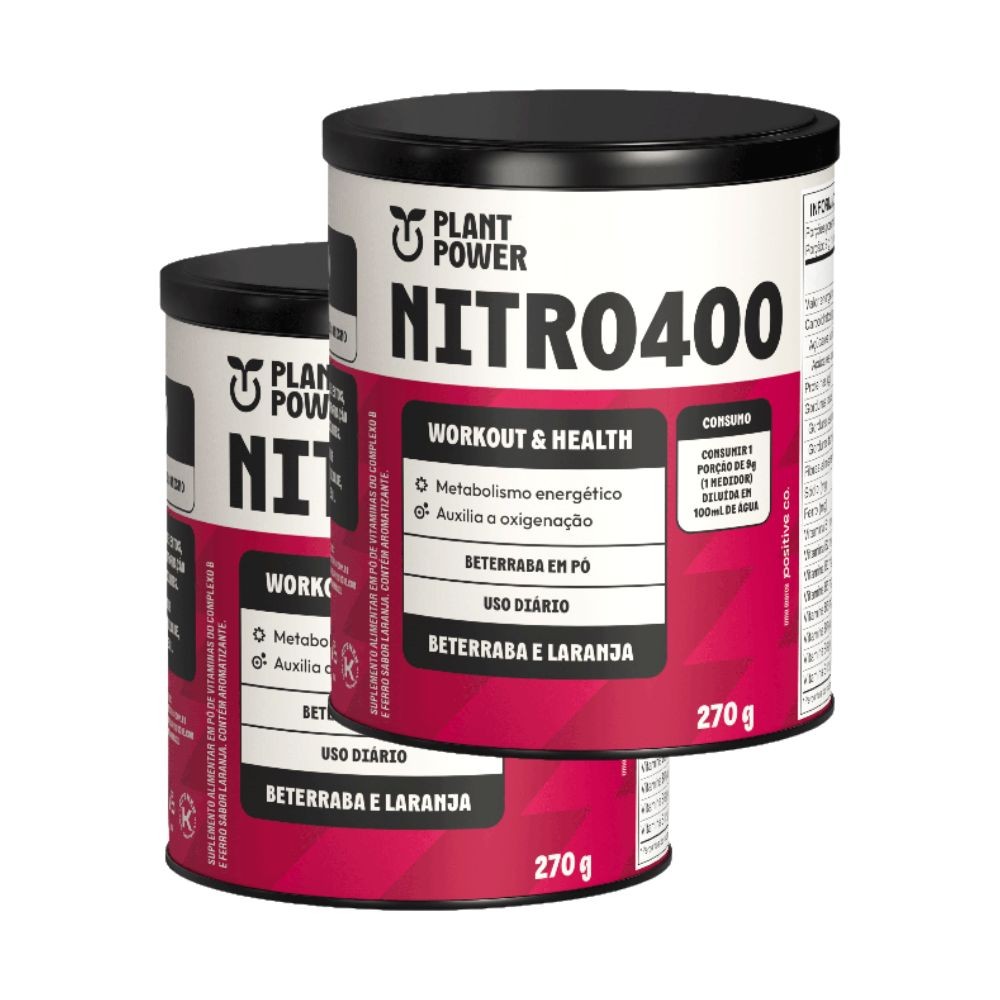 Nitro400 Plant Power 2x 270g em Oferta na Shopee