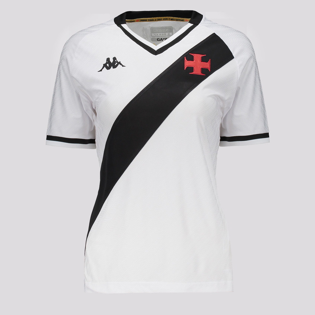 Camisa Kappa Vasco II 2025 Feminina em Oferta na Shopee