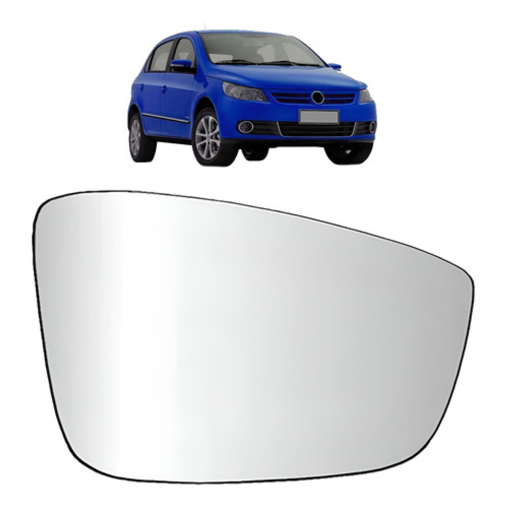 Lente de Espelho Retrovisor Volkswagen Gol G5 2009 2010 2011 2012 peça referencia de mercado, entrega rapida