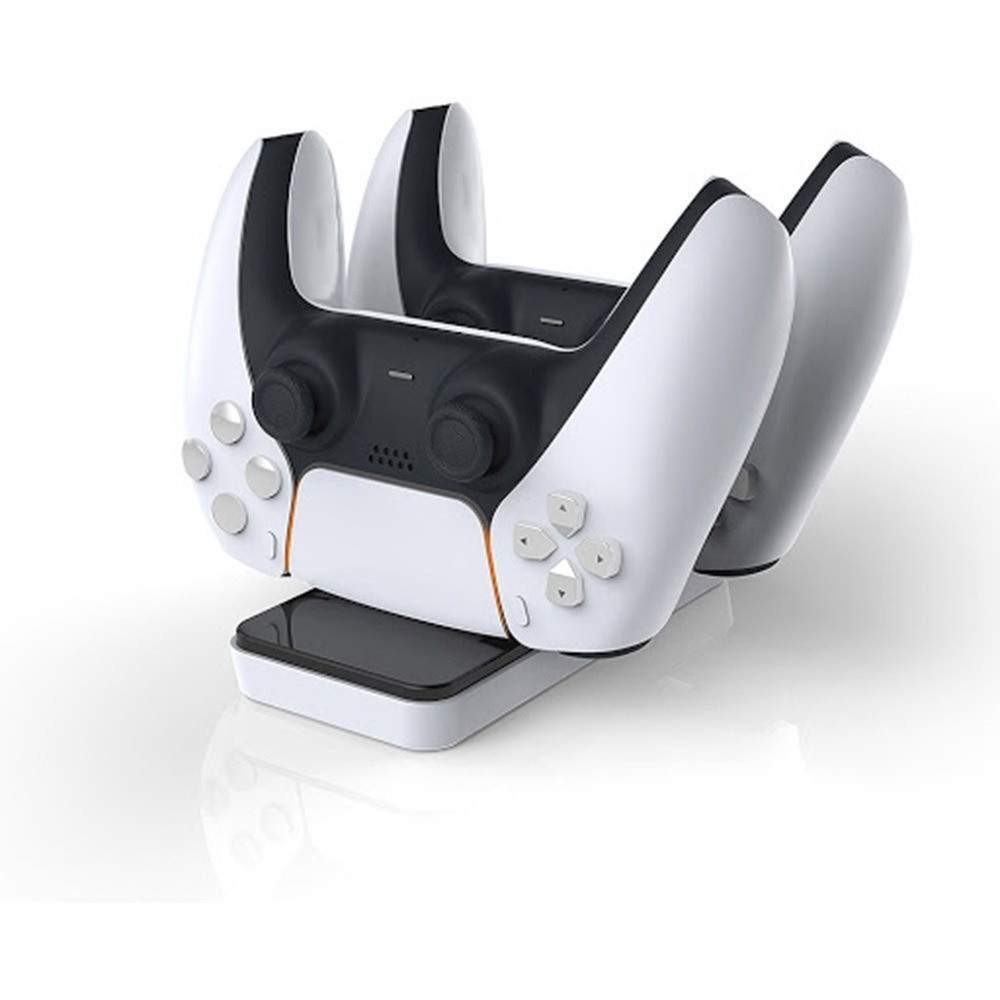 Base Dock Carregador Duplo Controle Playstation 5 Suporte Carregamento Rápido Charging Station Ps5