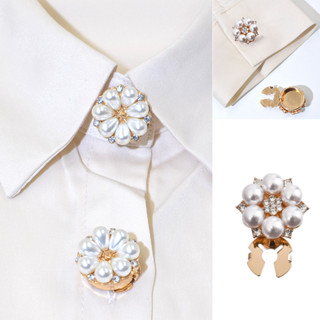 Europeu E Americano Nova Moda Cobre Puro Strass Redondo Mini Botões Decorativos Simples Camisa Acessórios De Decoração em Oferta na Shopee