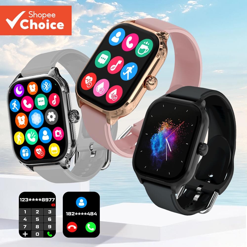 Laxasfit H9 Novo Smartwatch Homens Mulheres Relógio Esportivo 2.01 Hd Touch Screen Receber Chamada Rastreador de Fitness