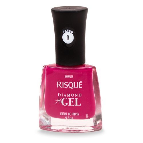 Esmalte Risqué Diamond Gel Creme de Pitaya Rosa Cremoso 9,5ml em Oferta na Shopee