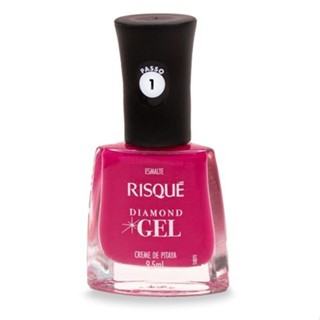 Esmalte Risqué Diamond Gel Creme de Pitaya Rosa Cremoso 9,5ml em Oferta na Shopee