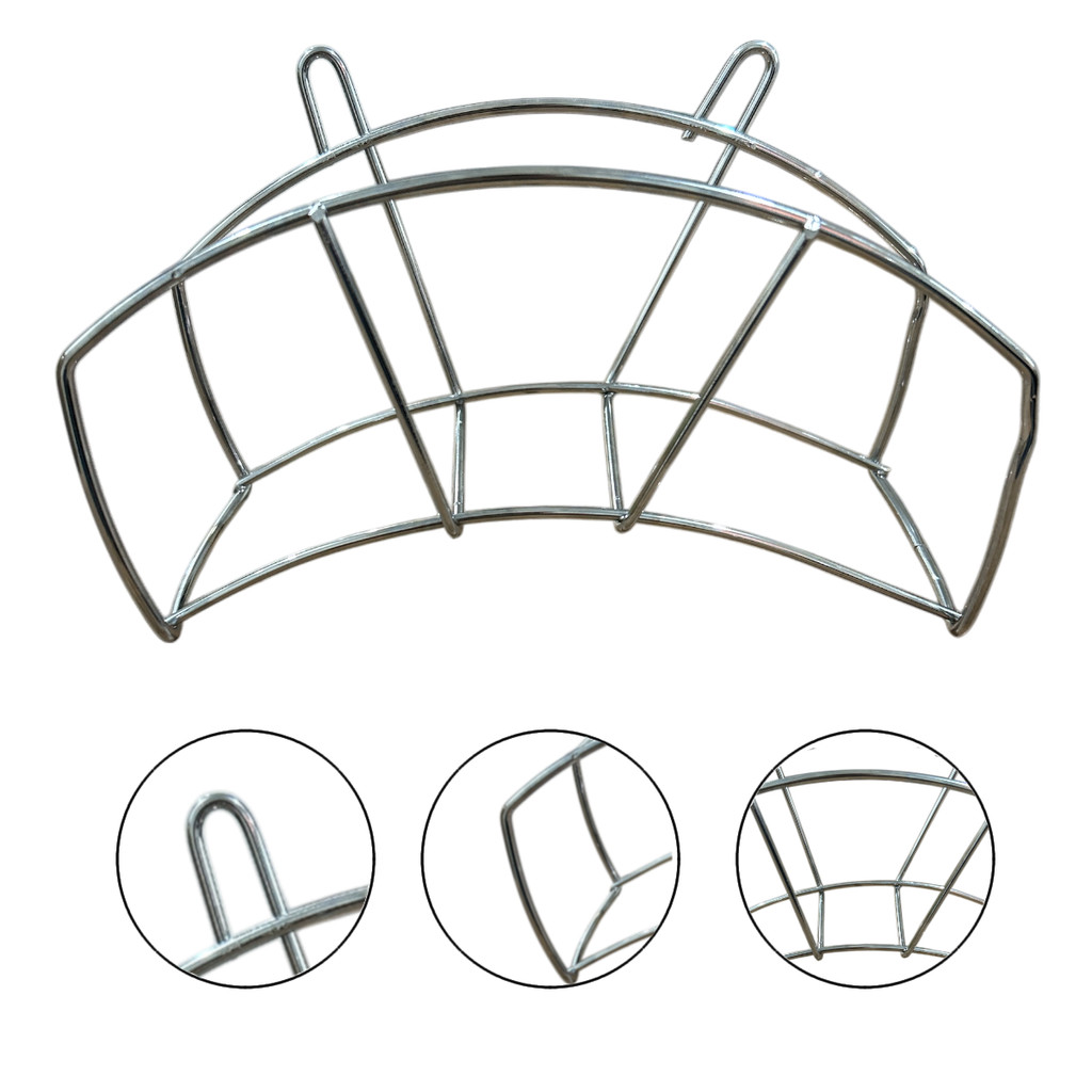 Suporte Enrolador para Mangueira Jardim Aço Cromado