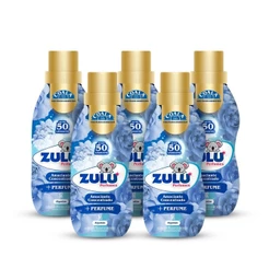 Kit 5 Amaciantes de Roupas Concentrado Zulu Perfumes/Coala - Algodão 1 L