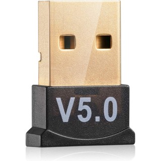 Adaptador USB Bluetooth 5.0 para PC Win10/8.1/8/7/XP/Vista, Receptor Bluetooth Dongle/Transmissor Suporta Várias Conexõe
