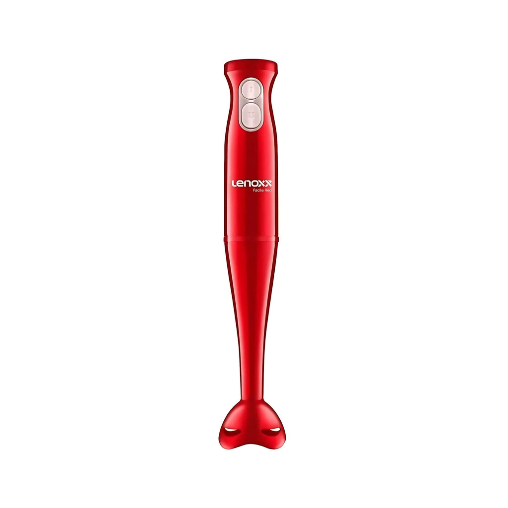 Mixer Facile Misturador de Bebidas Vermelho 200W 110V Lenoxx Triturador de Alimentos Processador