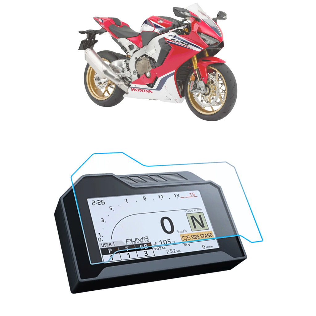 Película Proteção Painel Moto CBR 1000RR Fireblade CBR1000 Fireblade SP 2017 Até 2020
