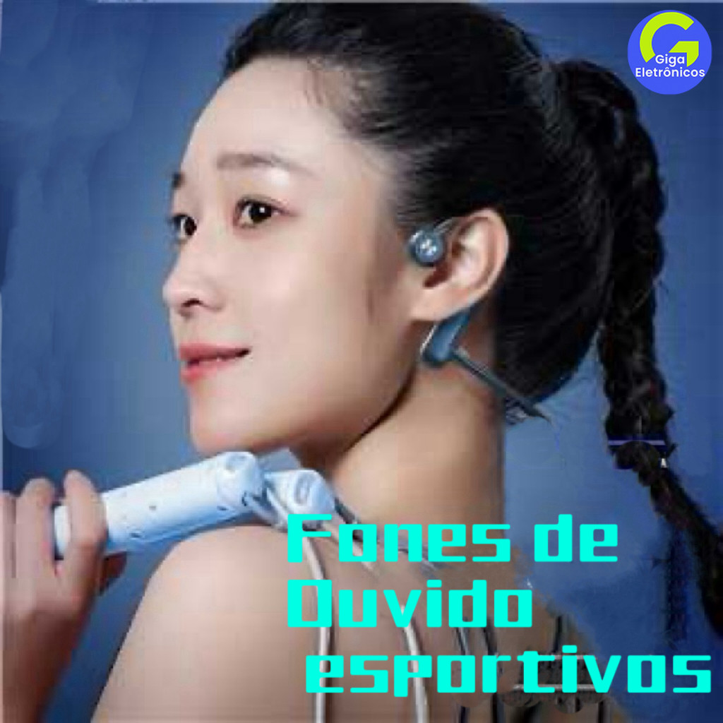 Fone Bluetooth Esportivo Sem Fio 20h Bateria Design Ergonômico para Academia e Caminhadas