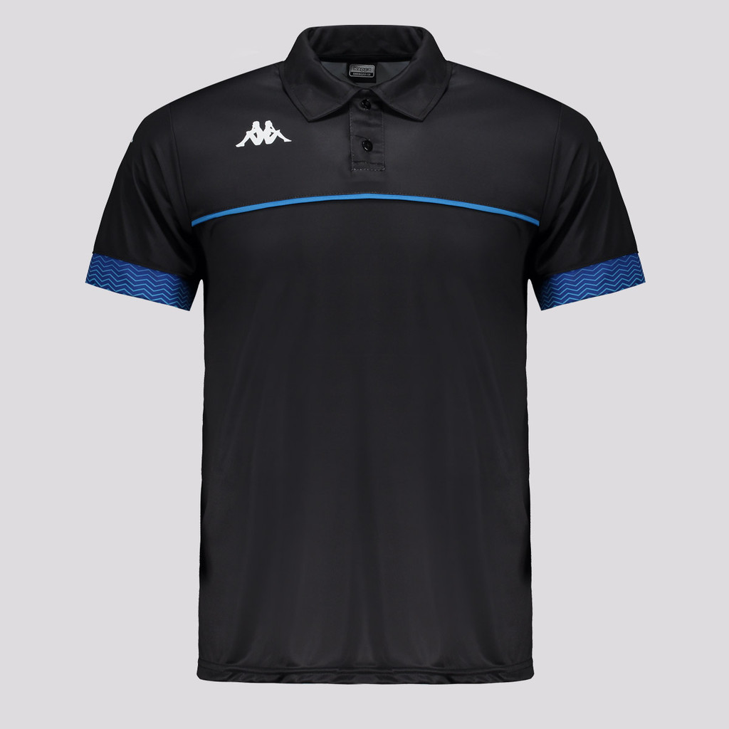 Polo Kappa Obvious Preta - Sports & Outdoors