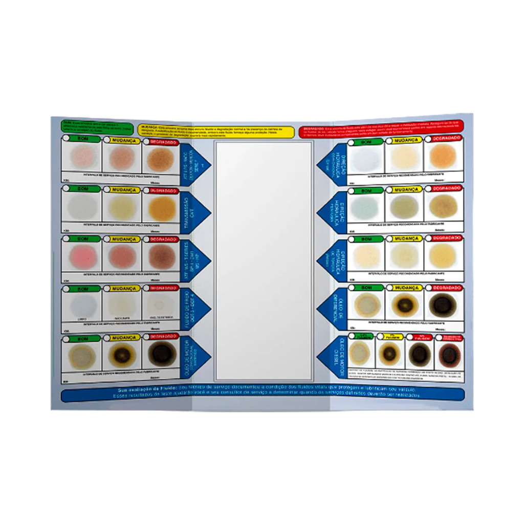 CARTAO PARA ANALISE CROMATOGRAFICA DE FLUIDOS - VITAL FLUIDS - PT- UNIDADE em Oferta na Shopee