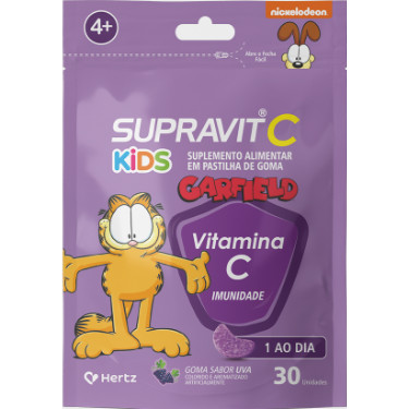SUPRAVIT C KIDS SABOR UVA 1X30 em Oferta na Shopee