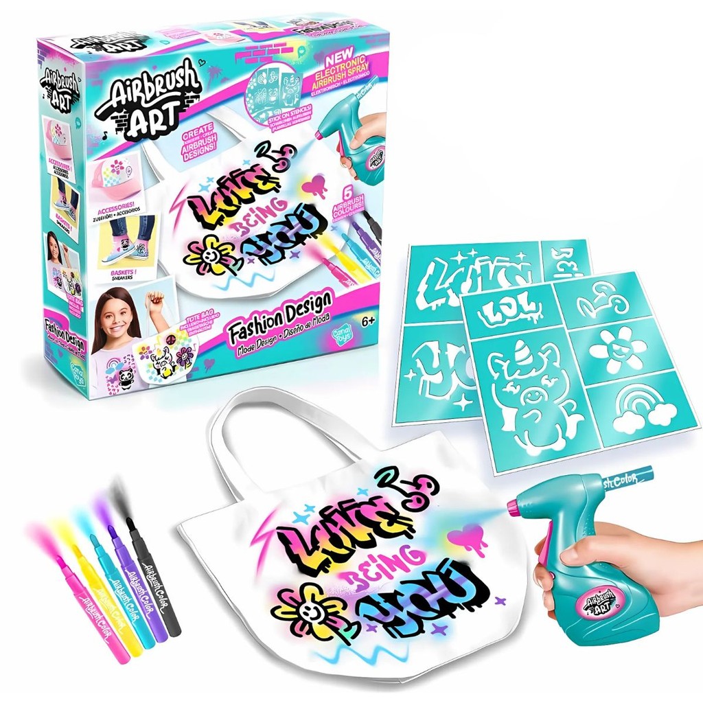 Kit Fashion Design Airbrush - Fun Divirta-se em Oferta na Shopee