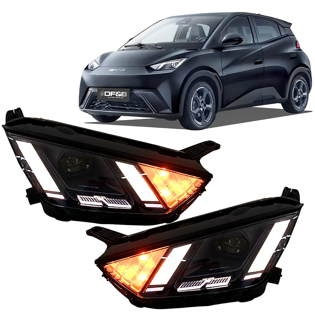 Par Farol Dianteiro Led Byd Mini Dolphin 2024 2025 Redondo