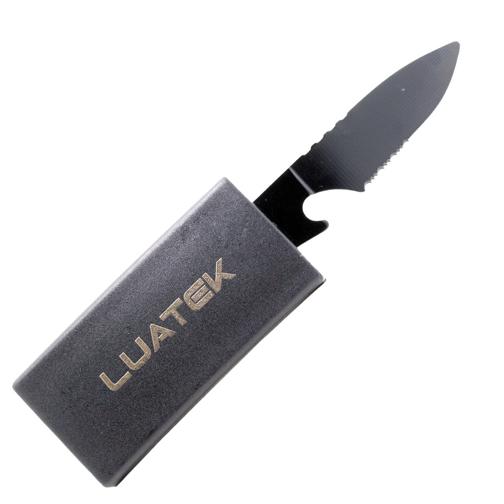 Cinto Tático Multifuncional com Lâmina na Fivela - Escrita "Luatek" em Oferta na Shopee