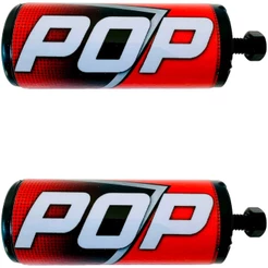 Pop Tubo Par Slider Protetor Carenagem Motor Tanque Vermelho Pedal Moto para Mata Cachorro